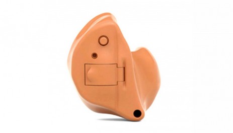 Audífonos ITE - Dentro de la Oreja Imagen de audífonos ITE diseñados para encajar en el oído, recomendados para pérdidas auditivas leves a moderadas