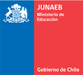 Logo de JUNAEB, que representa su apoyo en la entrega de audífonos para estudiantes con hipoacusia.